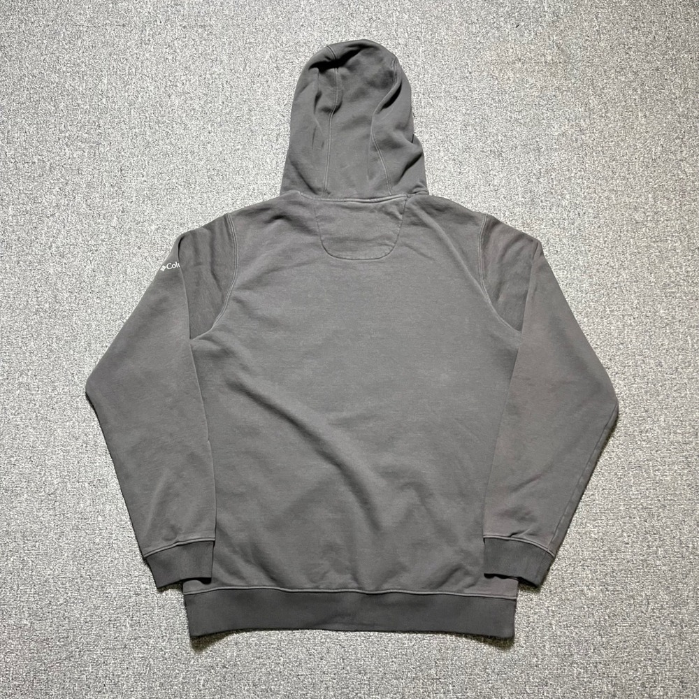 Columbia Sportswear Hoodie Size L Gray Graphic‎ Logo Pullover XM0399 Mens - Picture 2 of 10